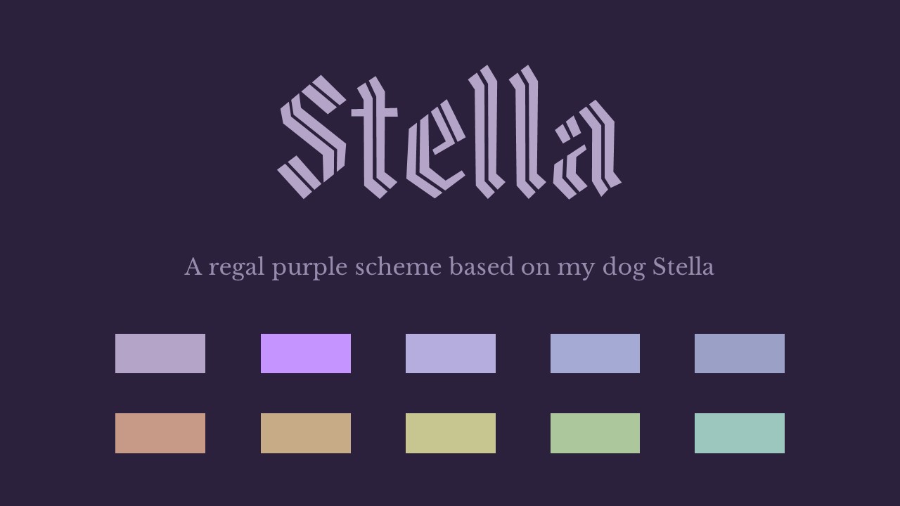 Stella scheme banner