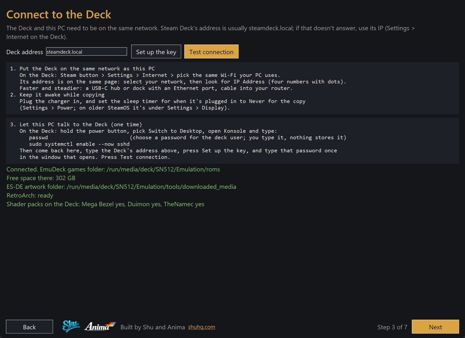 Connect to the Deck