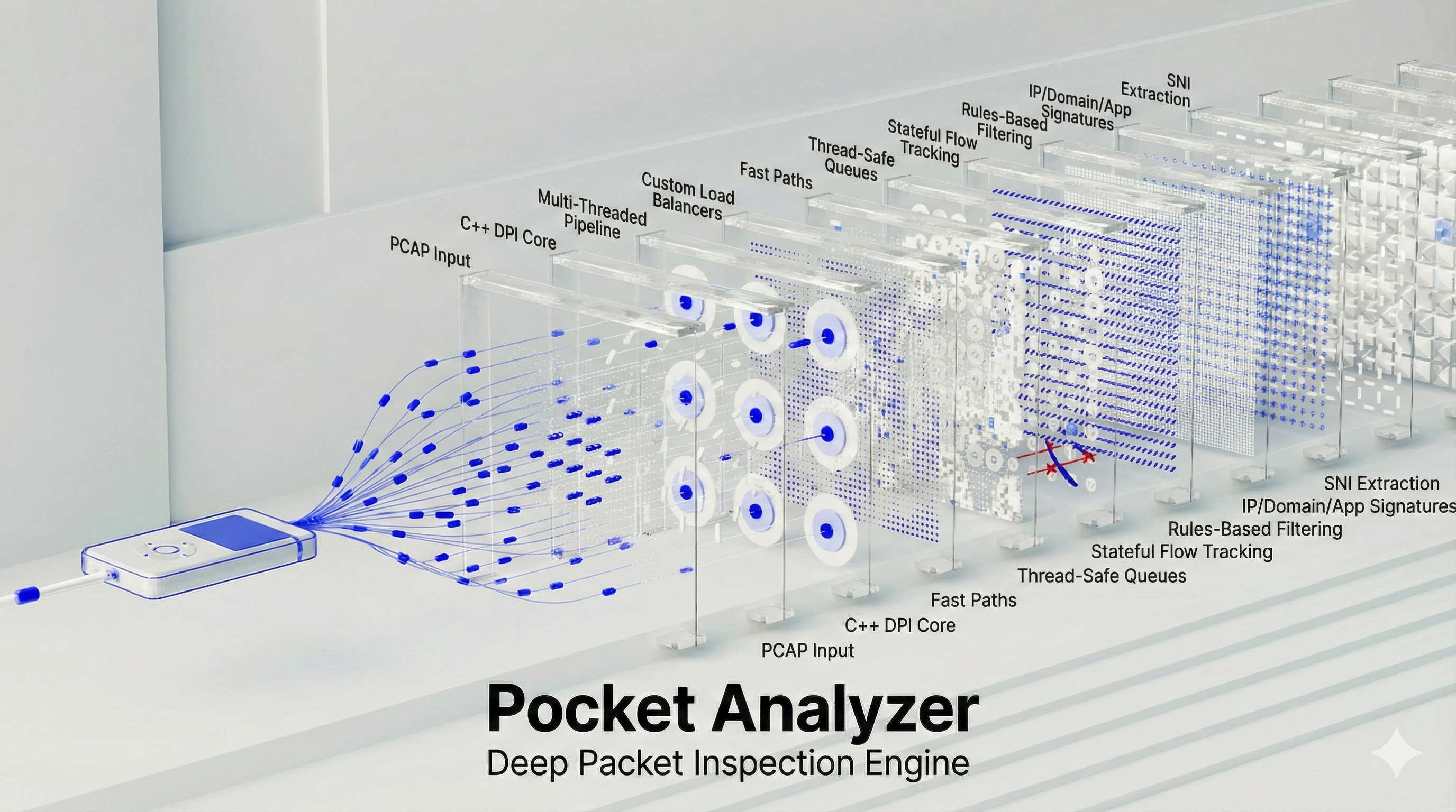 Pocket Analyzer — Deep Packet Inspection Engine