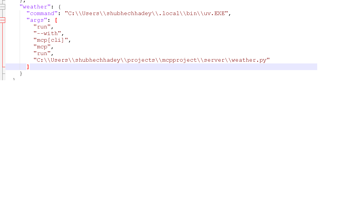 Weather alerts in Claude Desktop