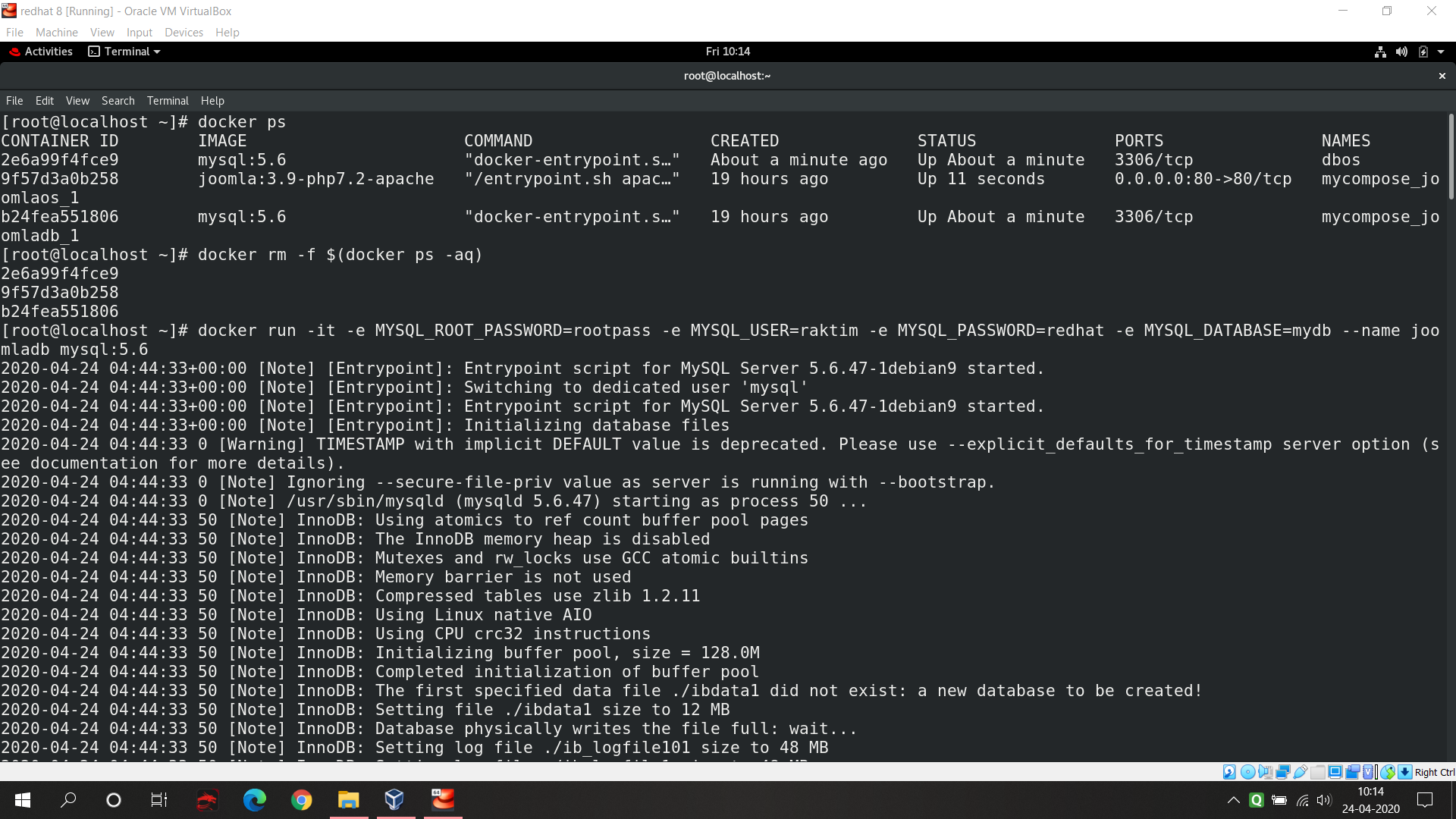 MySQL Server Setup