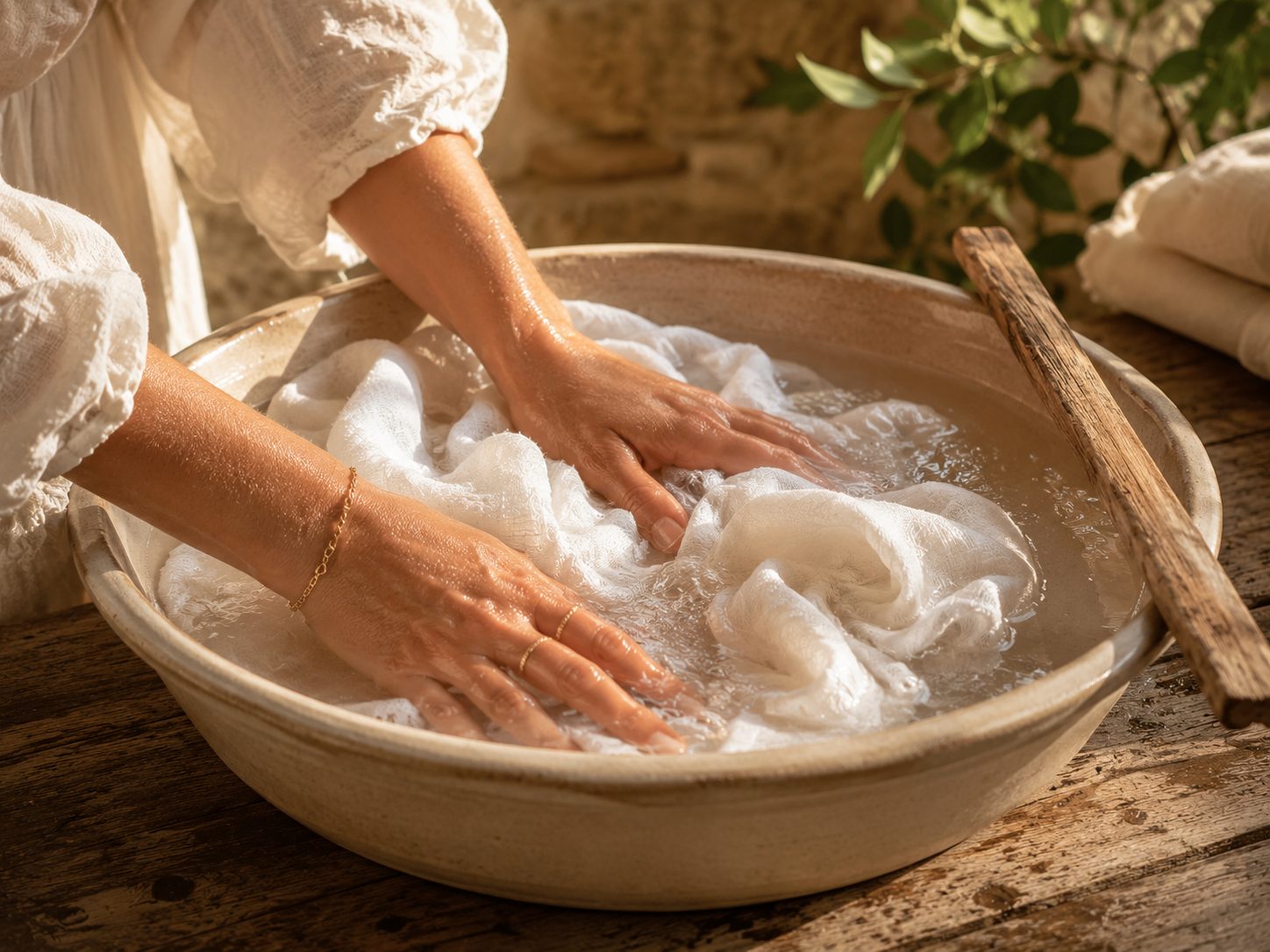 Hand dyeing