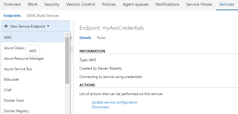 aws endpoint