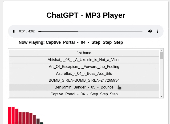 MP3 Player Demo