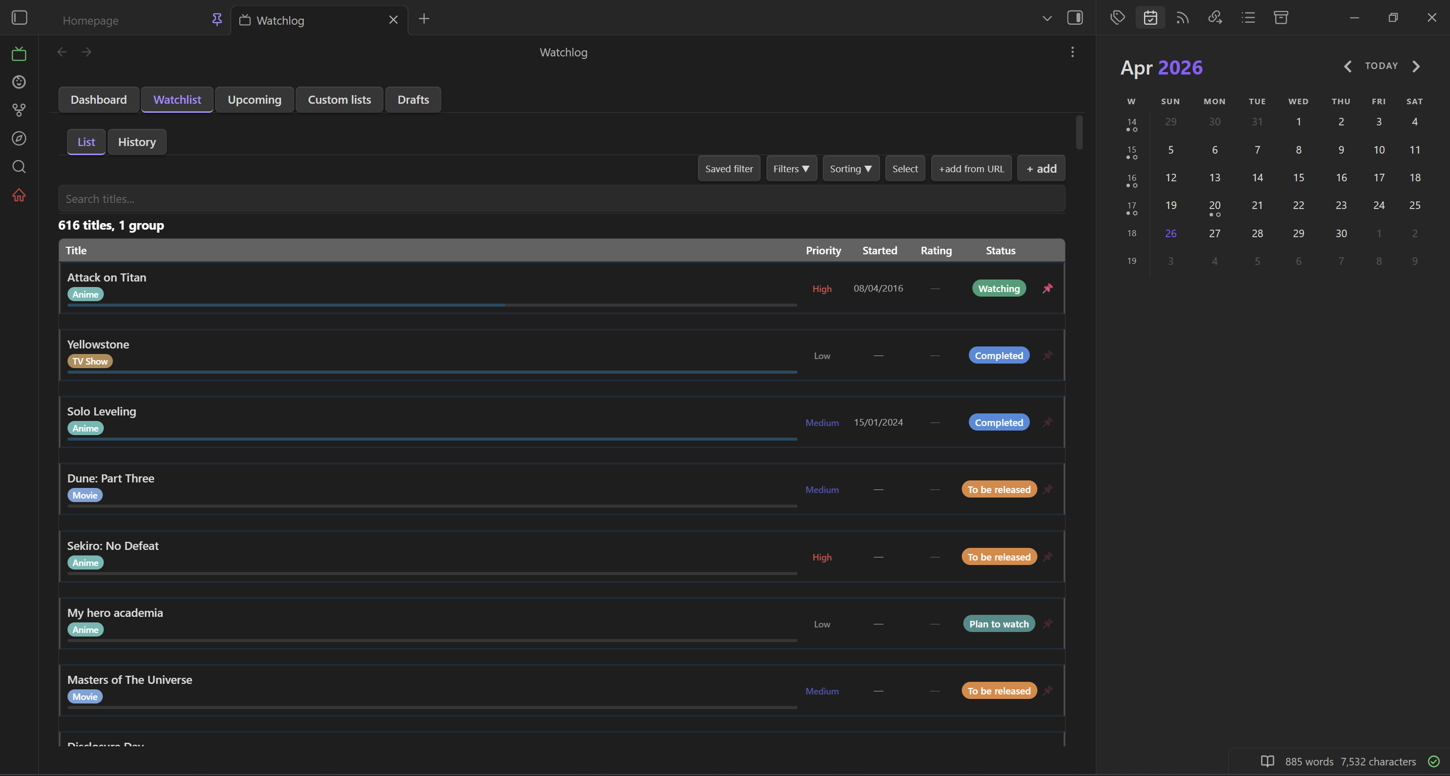 Watchlist