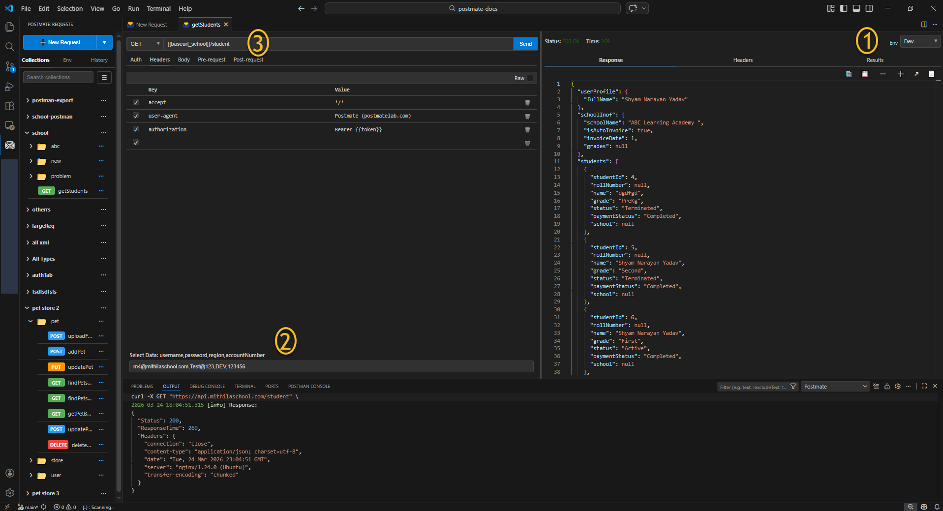 Postmate Client request builder — REST, GraphQL, and WebSocket in a native VS Code UI