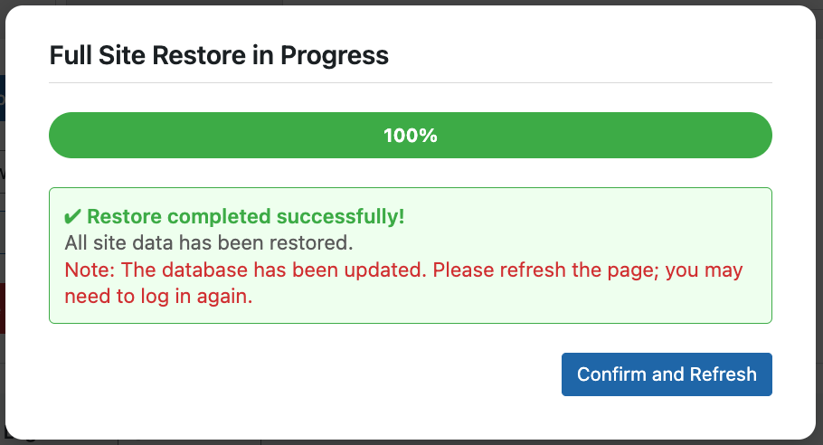 Restore