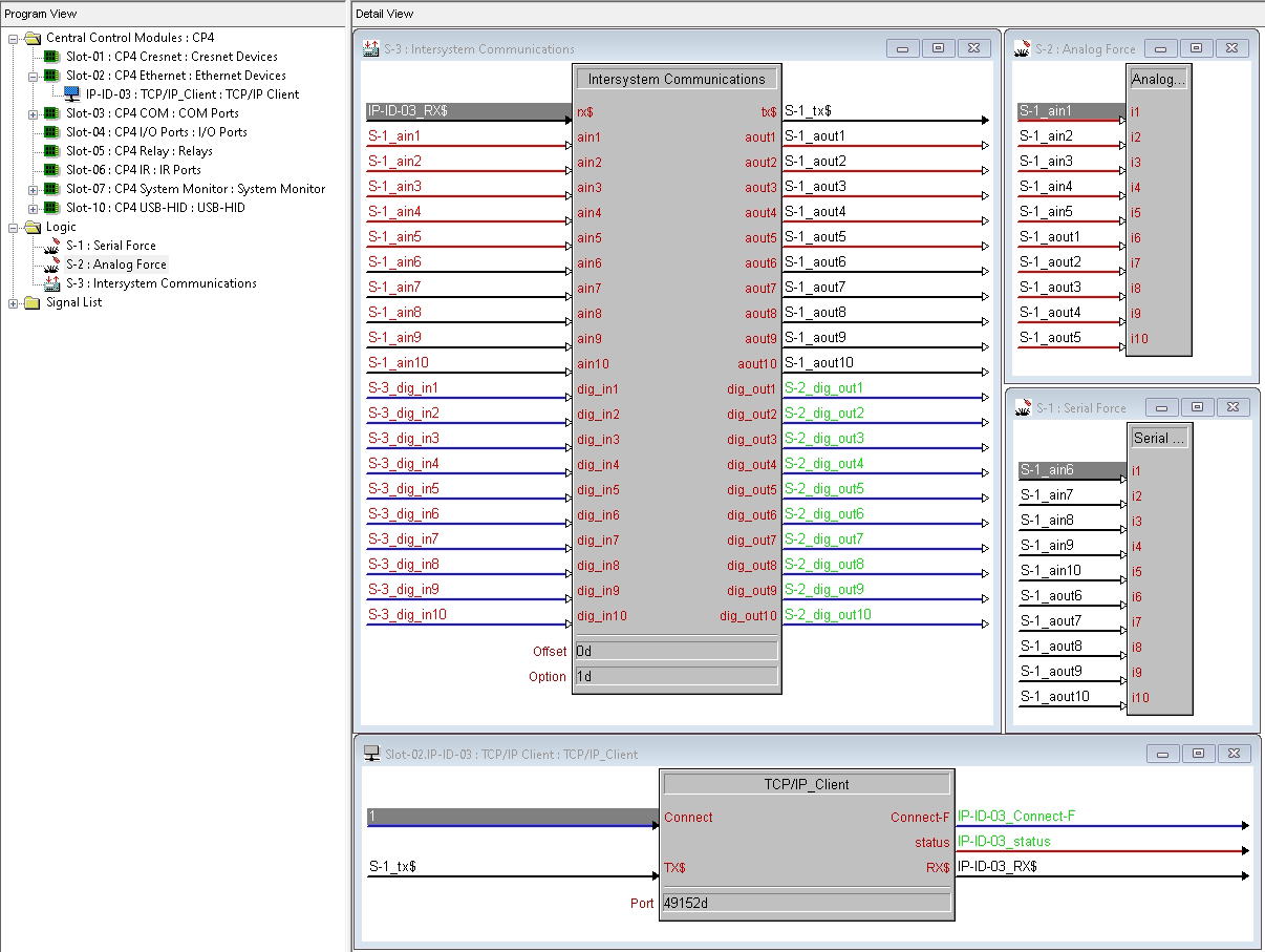 Crestron SIMPL Windows ISC + TCP/IP Client setup