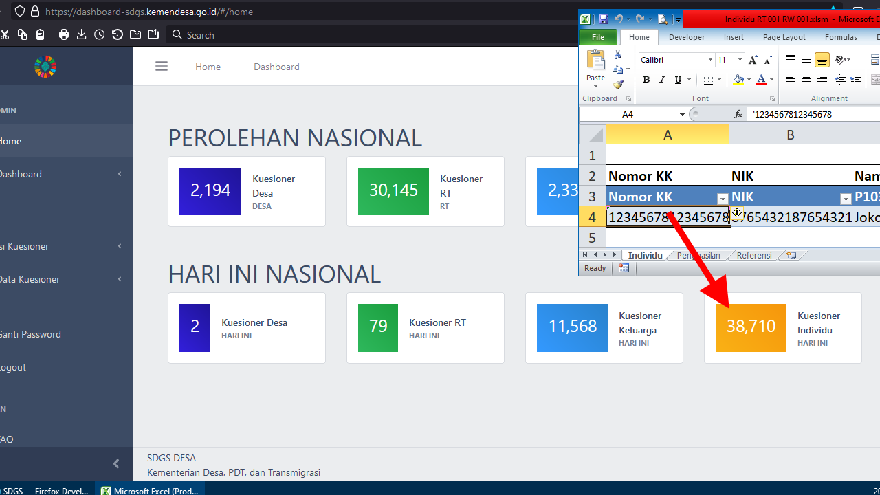 Import Dashboard SDGs