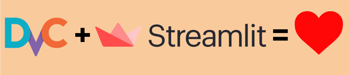 DVC + Streamlit = Love