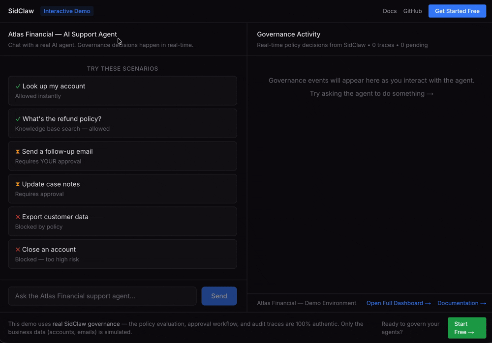 Atlas Financial Demo