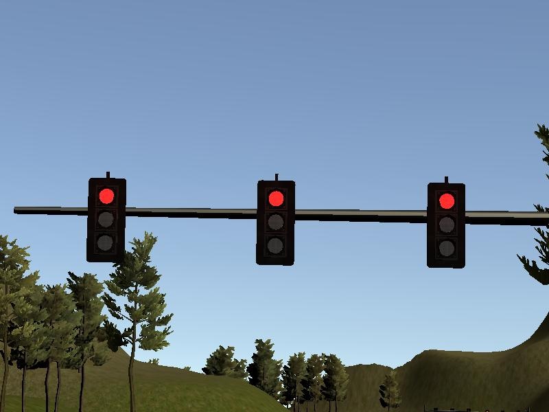 Camera captured traffic lights