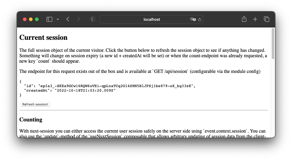 nuxt session counter example