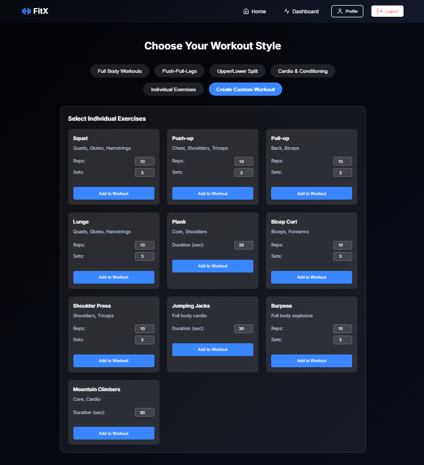 GitHub - sidharth0909/FitX: FitX is an advanced fitness tracking ...