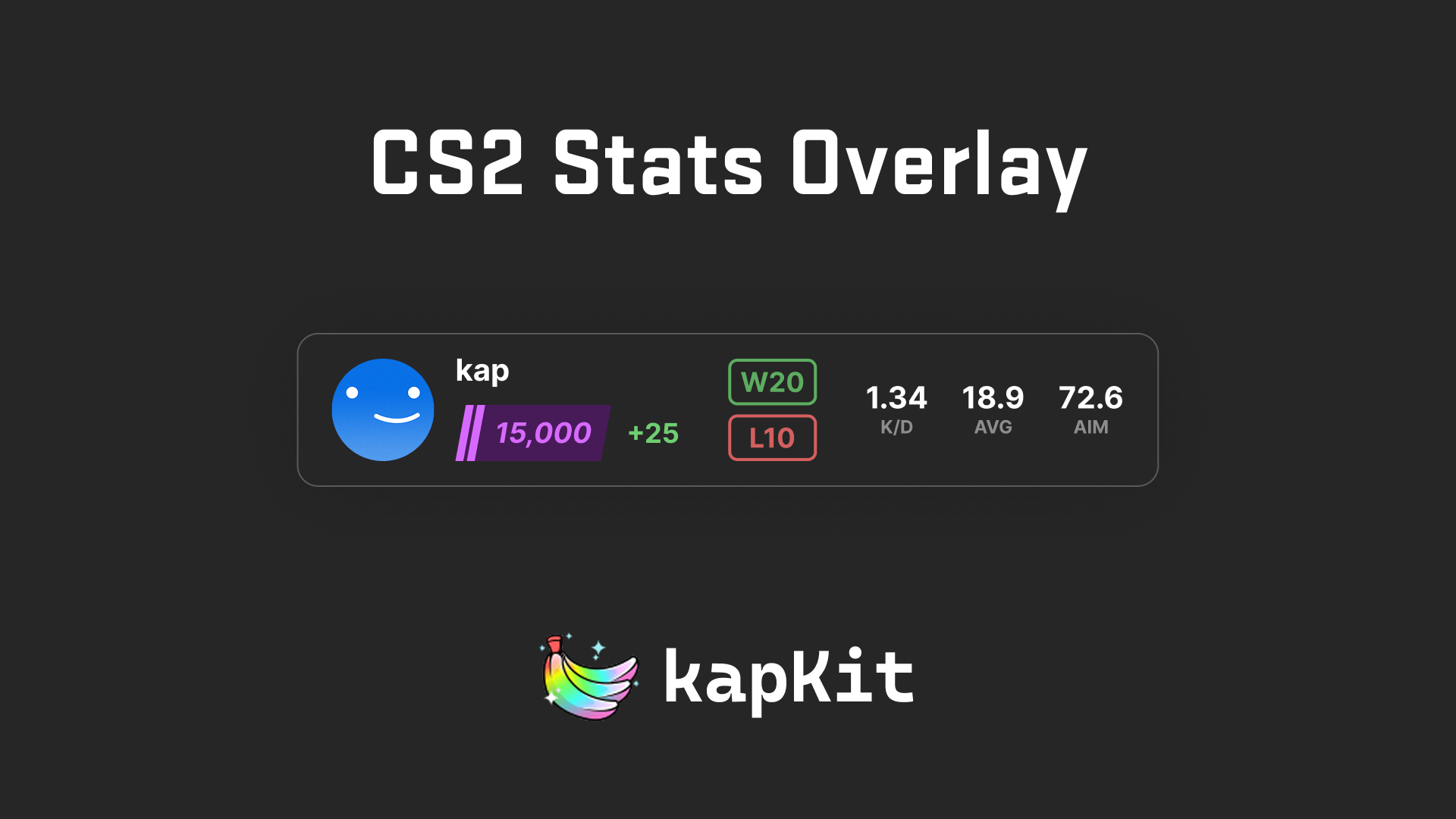 CS2 Stats Overlay