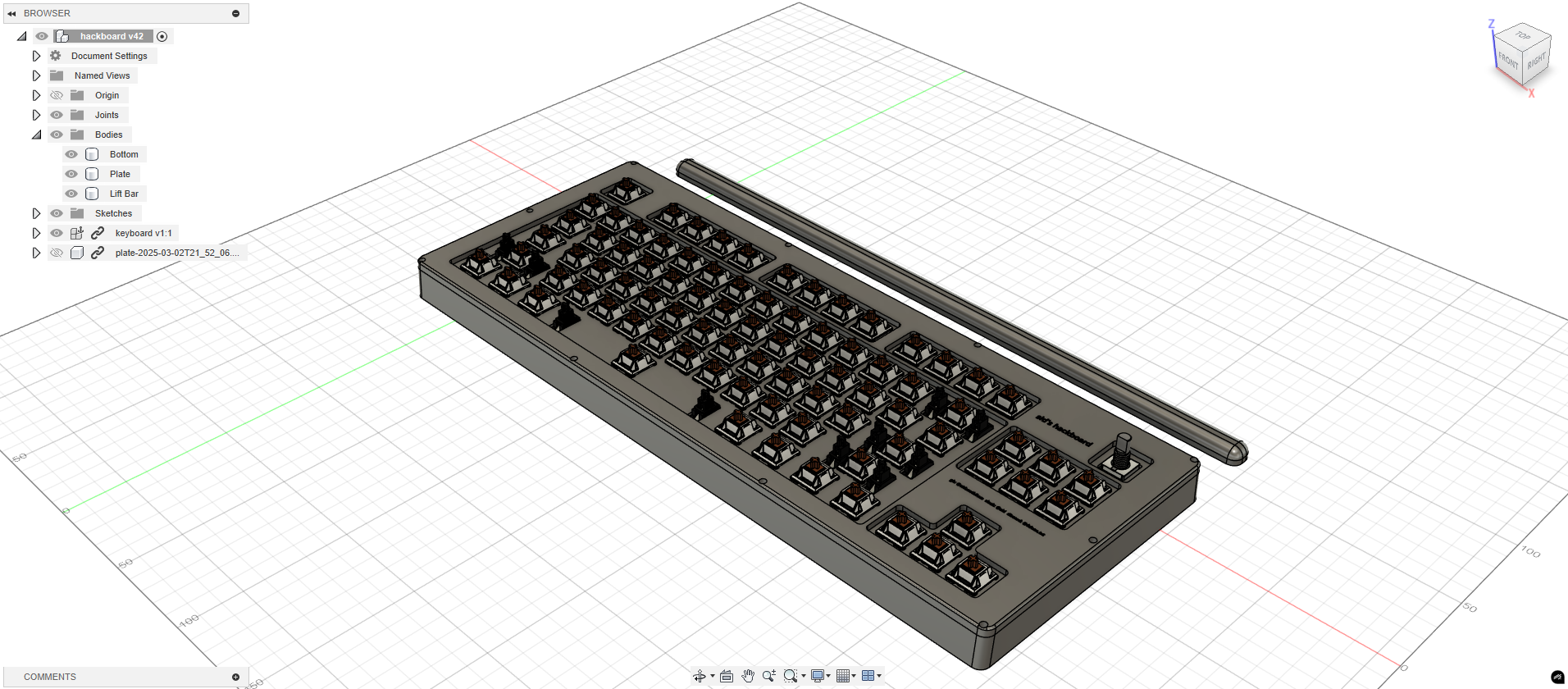 Sids hackboard, from the project README