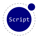 Script logo