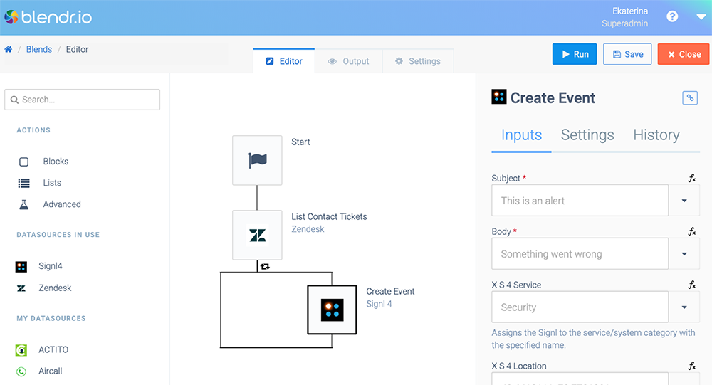 Blendr.io and SIGNL4