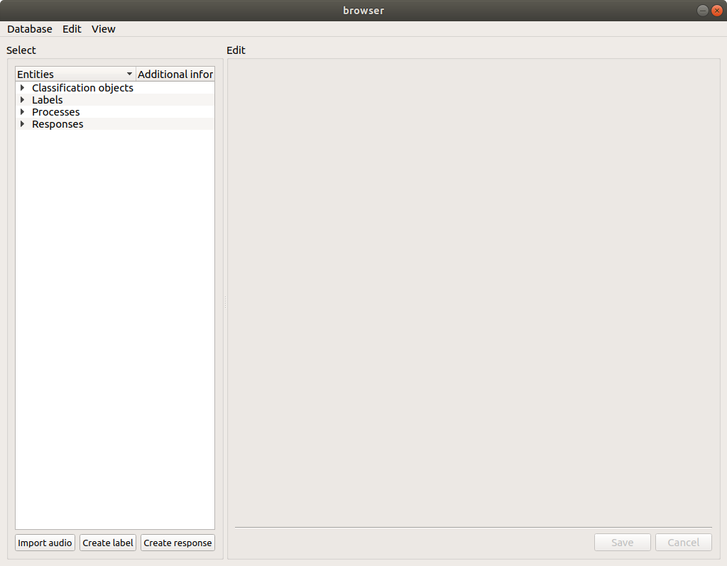 Image of initial `./browser` screen