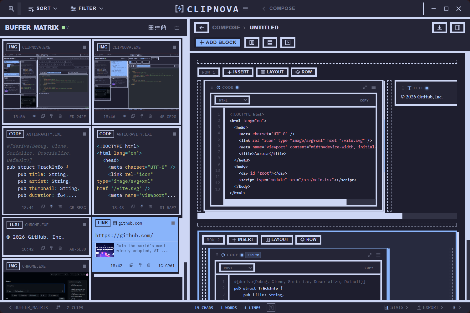 Compose builder