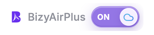 BizyAirPlus ON/OFF switch