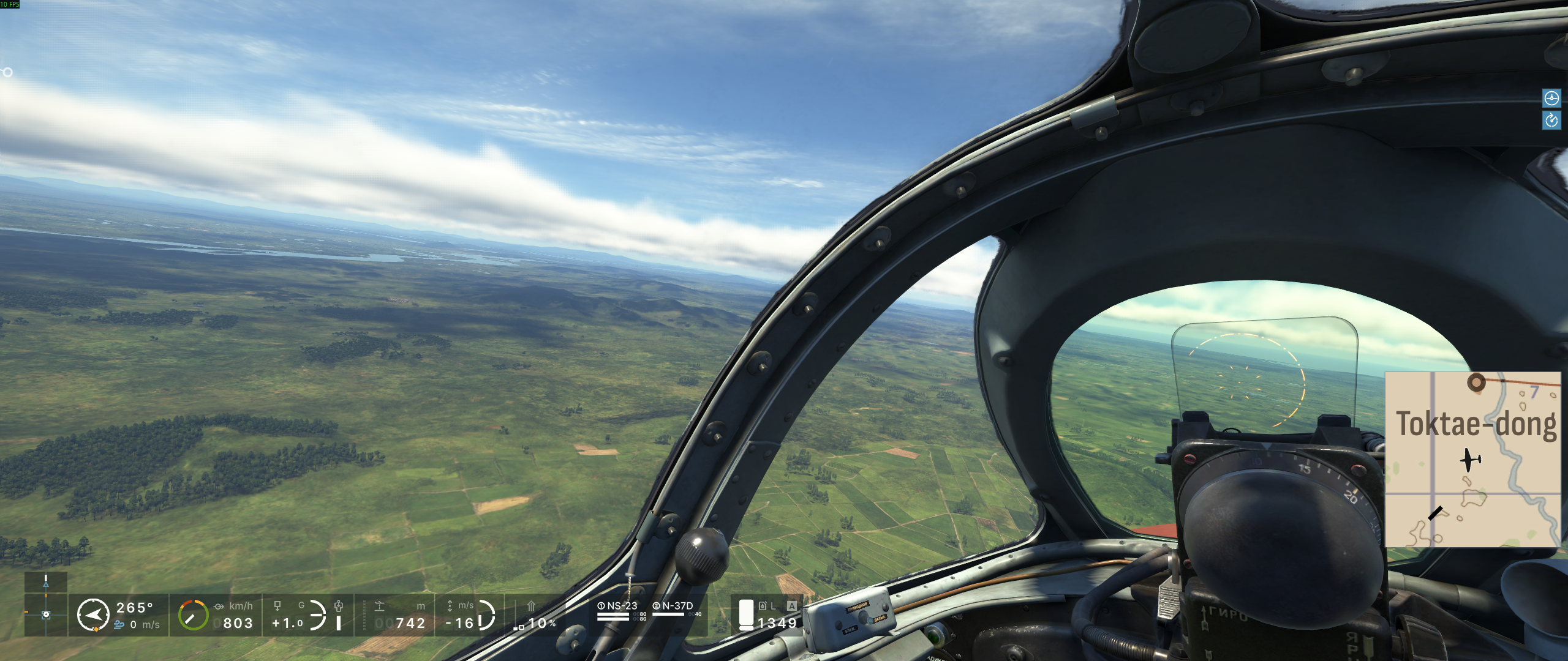 Terrain repaired with the candidate fix