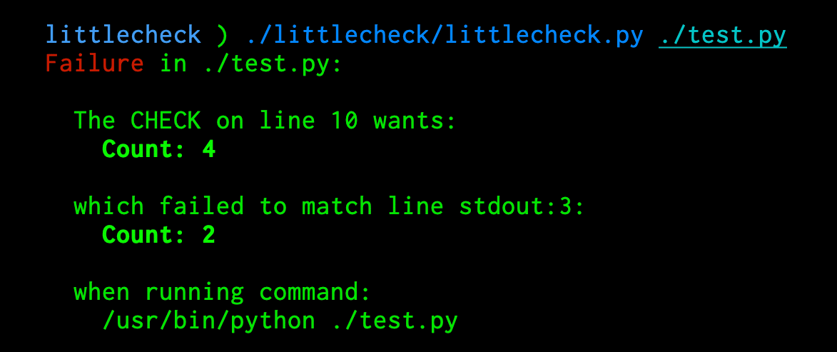 littlecheck-failure
