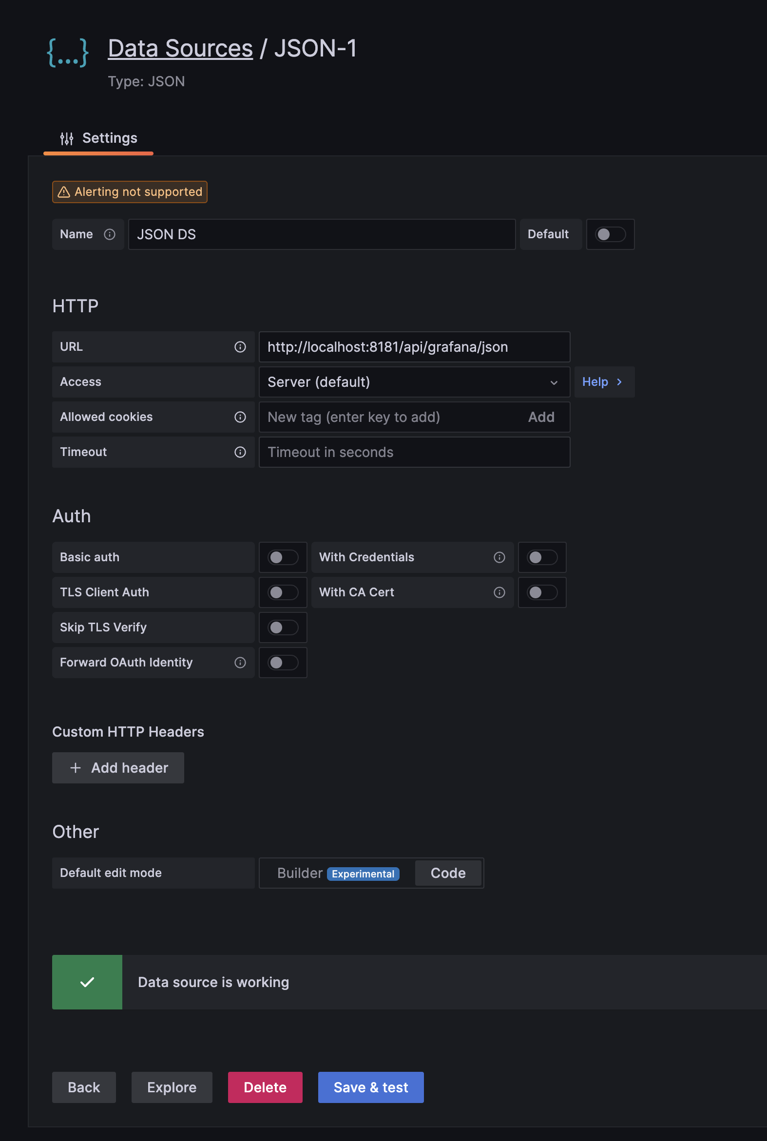 grafana-json-datasource-open-source-agenda