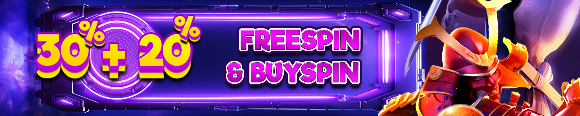 Bonus Freespin Murni 30%  Buy Freespin 20%