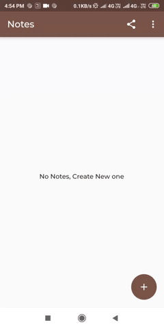 Flutter Simple Note App