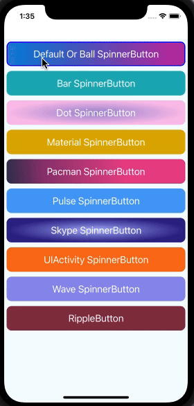 Example of react-native-spinner-button