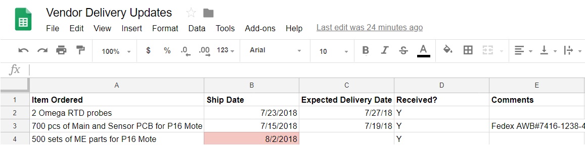 vendor-spreadsheet