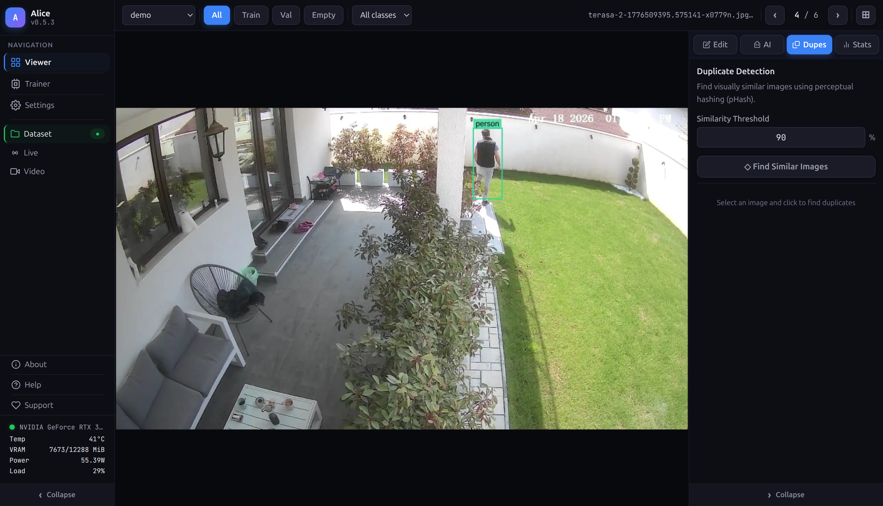 Viewer — Duplicate Detection