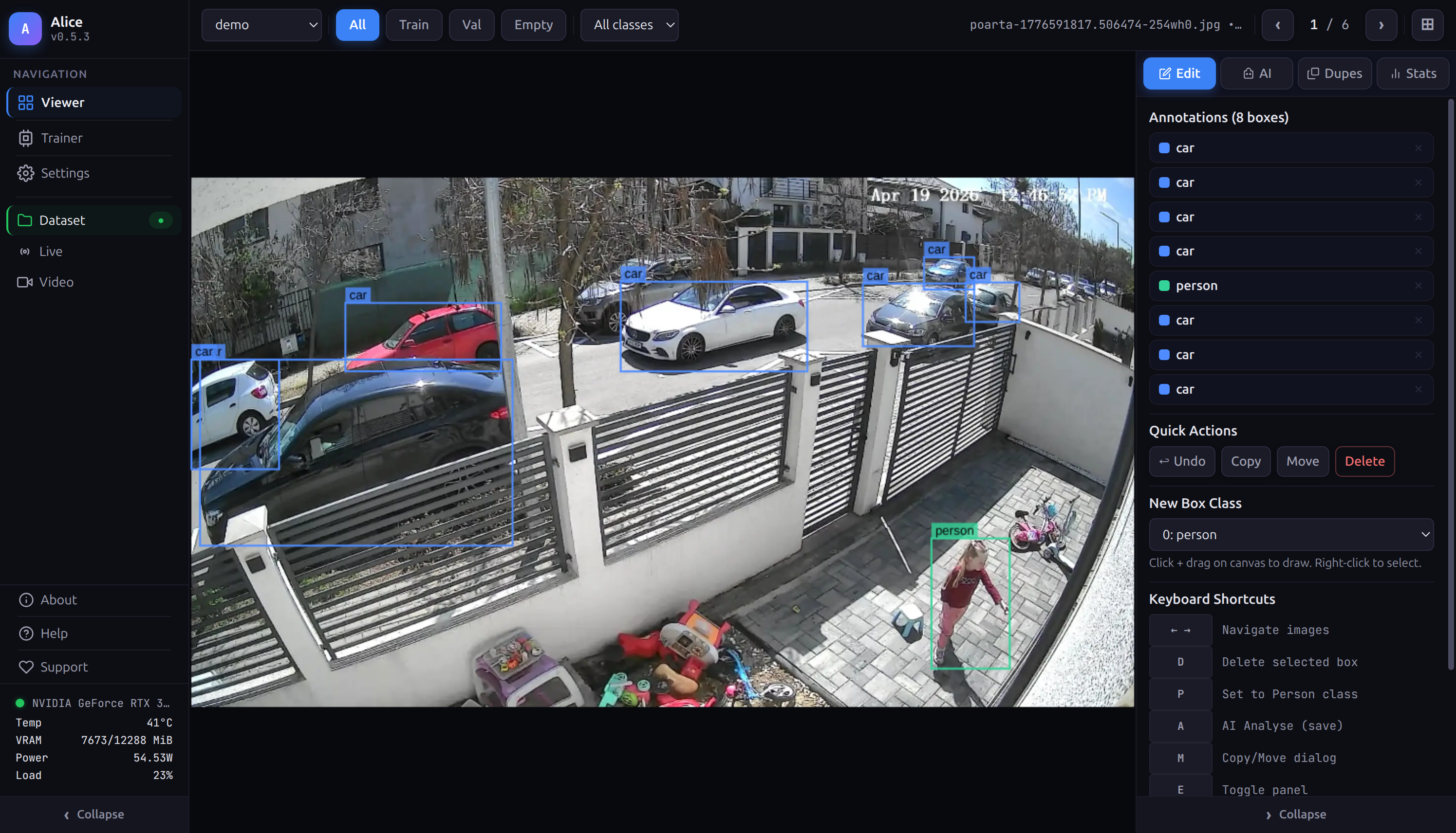 Viewer — Edit Panel