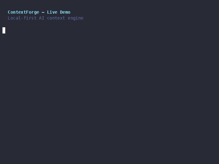 ContextForge demo