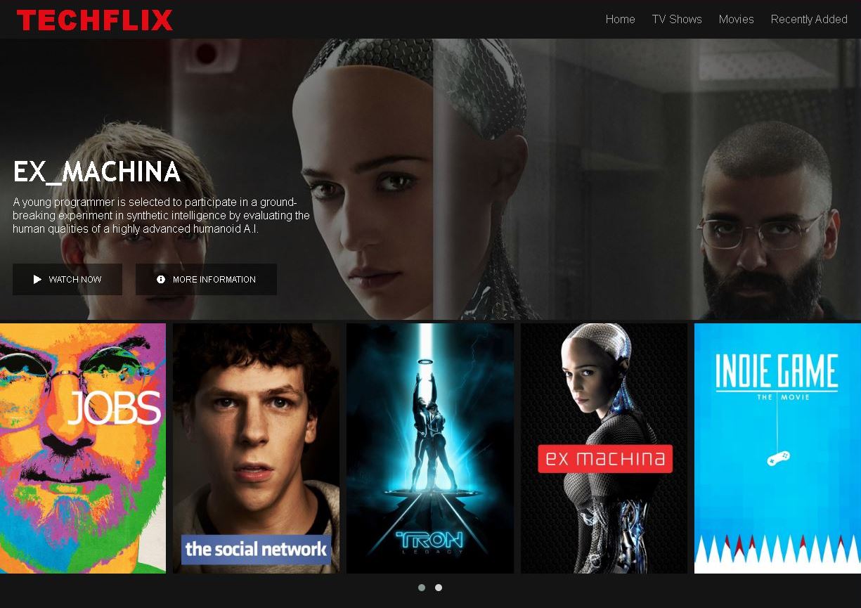 GitHub - simoniyumi/netflix-techmovies: Quick project developed during ...