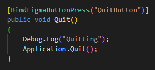 Button Press Binding