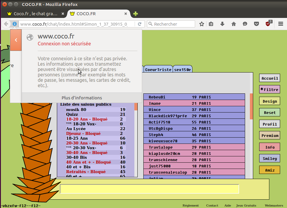 Cliquer bouton Plus d'informations