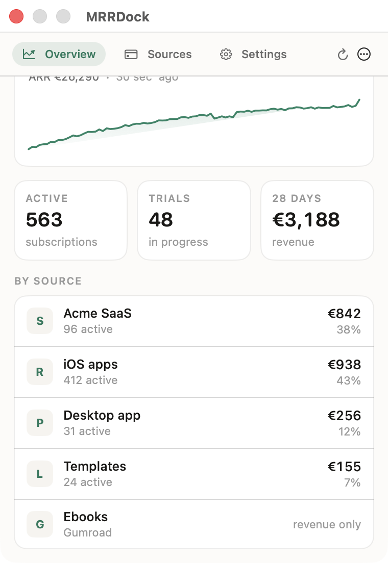 MRRDock screenshot 2