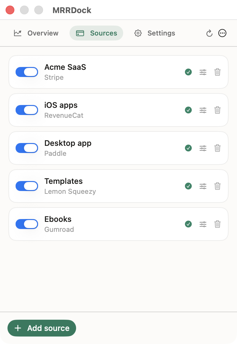 MRRDock screenshot 3