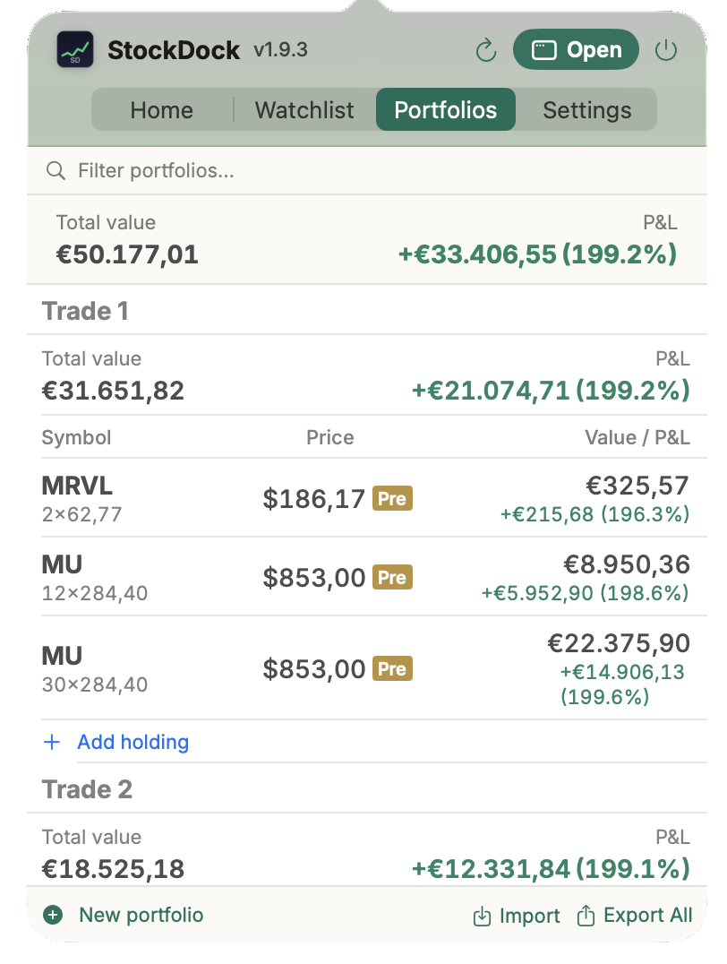StockDock screenshot 4