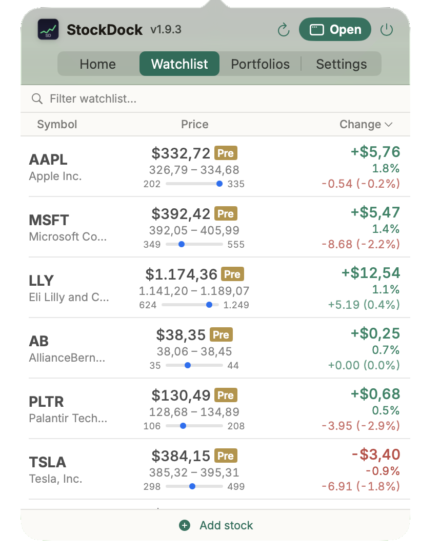 StockDock screenshot 3