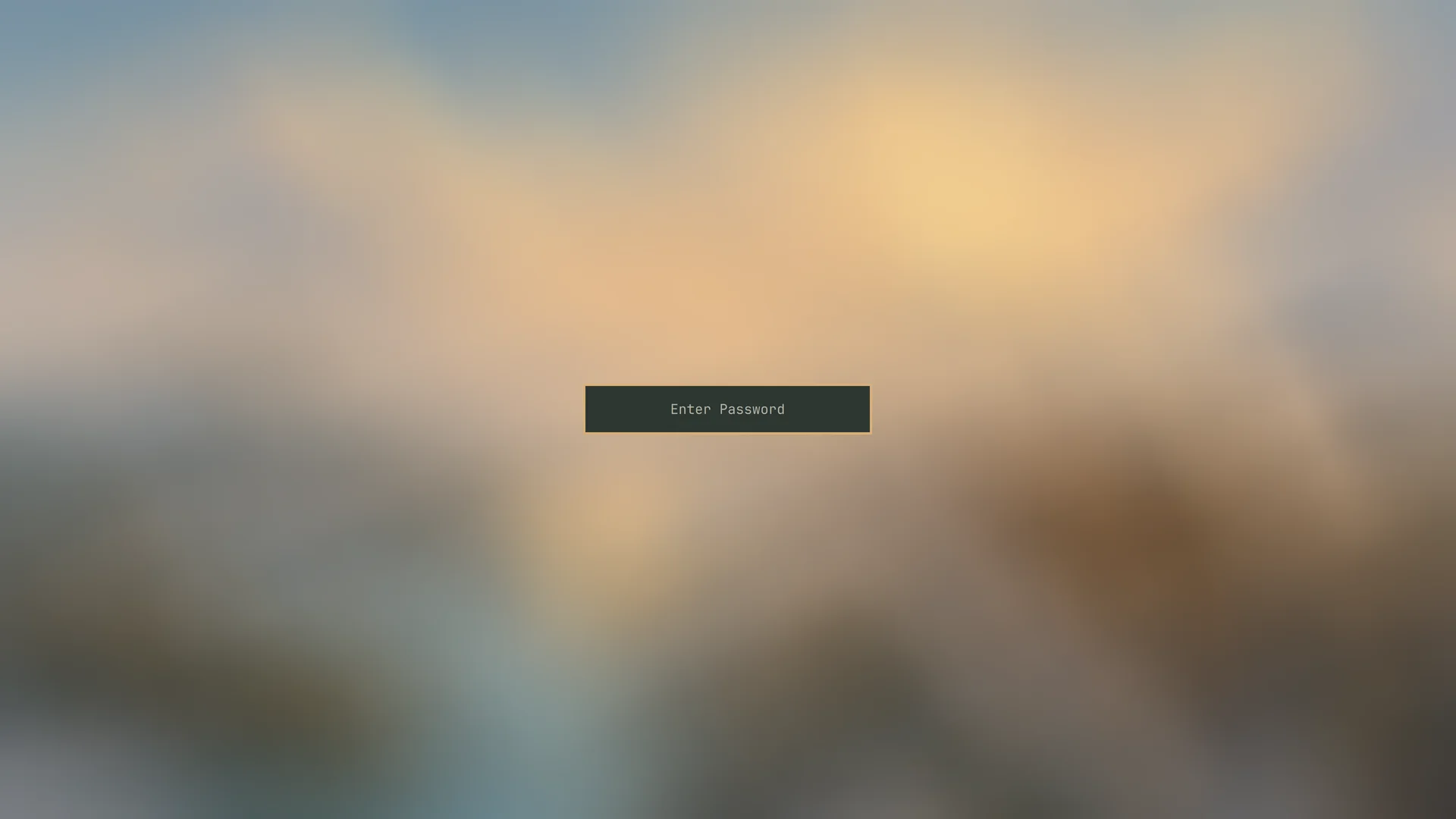 1800 session lock screen with a blurred wallpaper