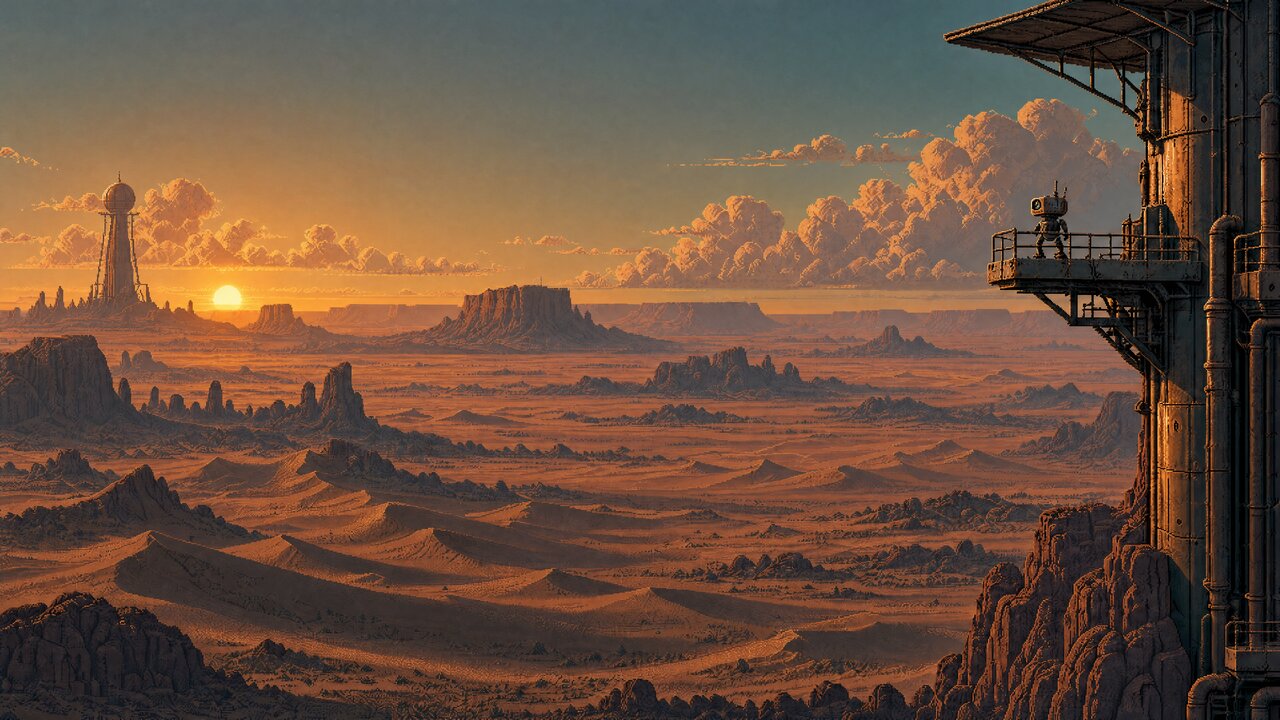Desert — Sunset