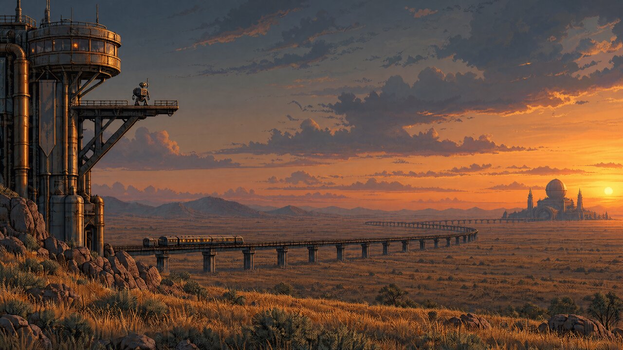 Steppe — Sunset