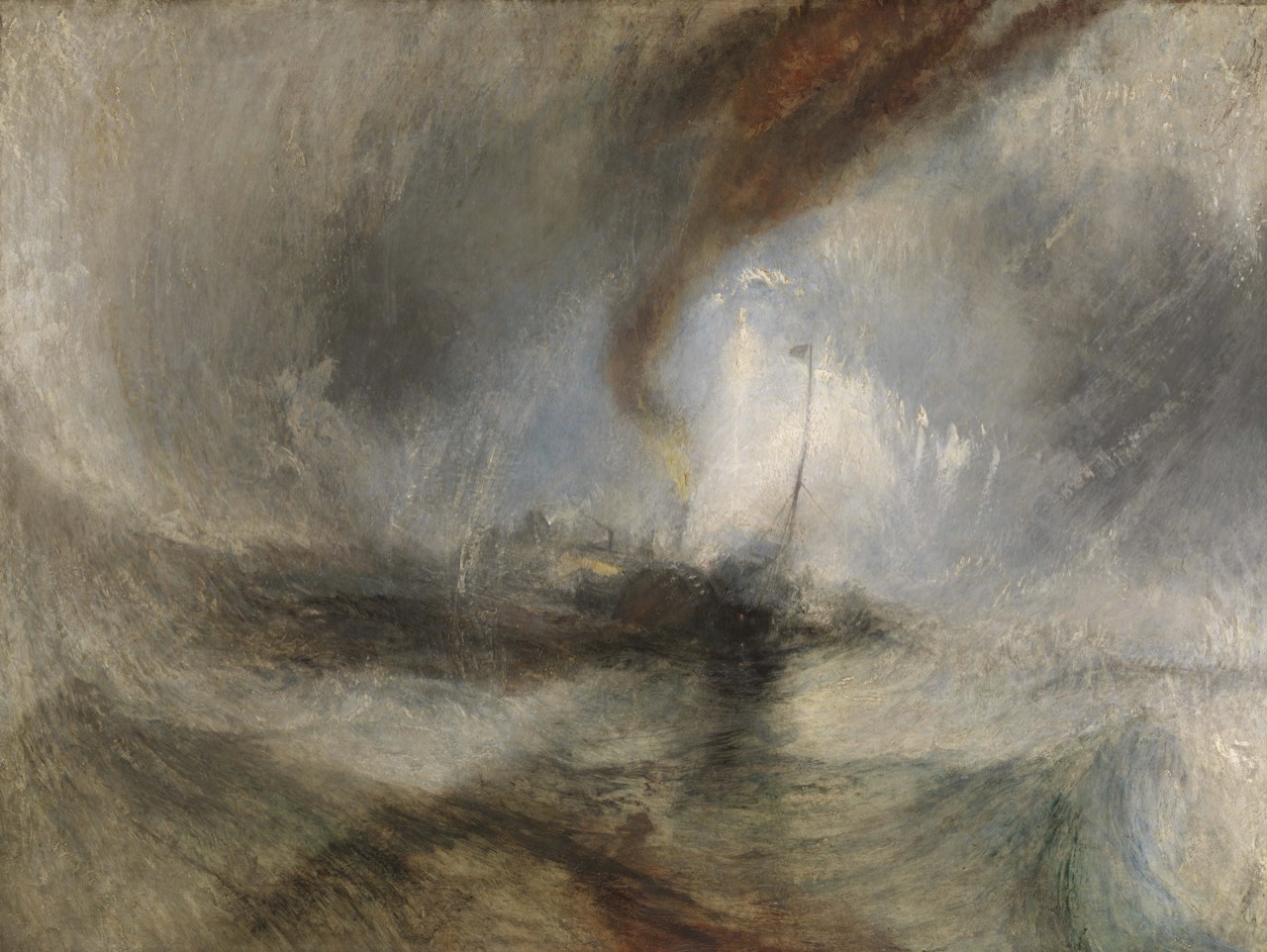 Snow Storm – Steam-Boat off a Harbour’s Mouth