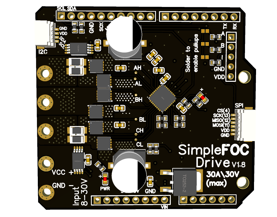 SimpleFOC DriveShield