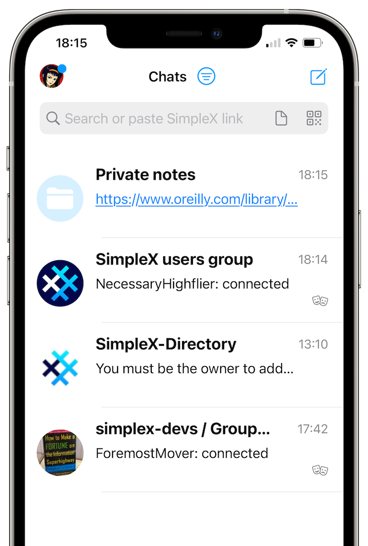 Simplex Chat Icon in progress there will be more details as we roll it out what s new in ...