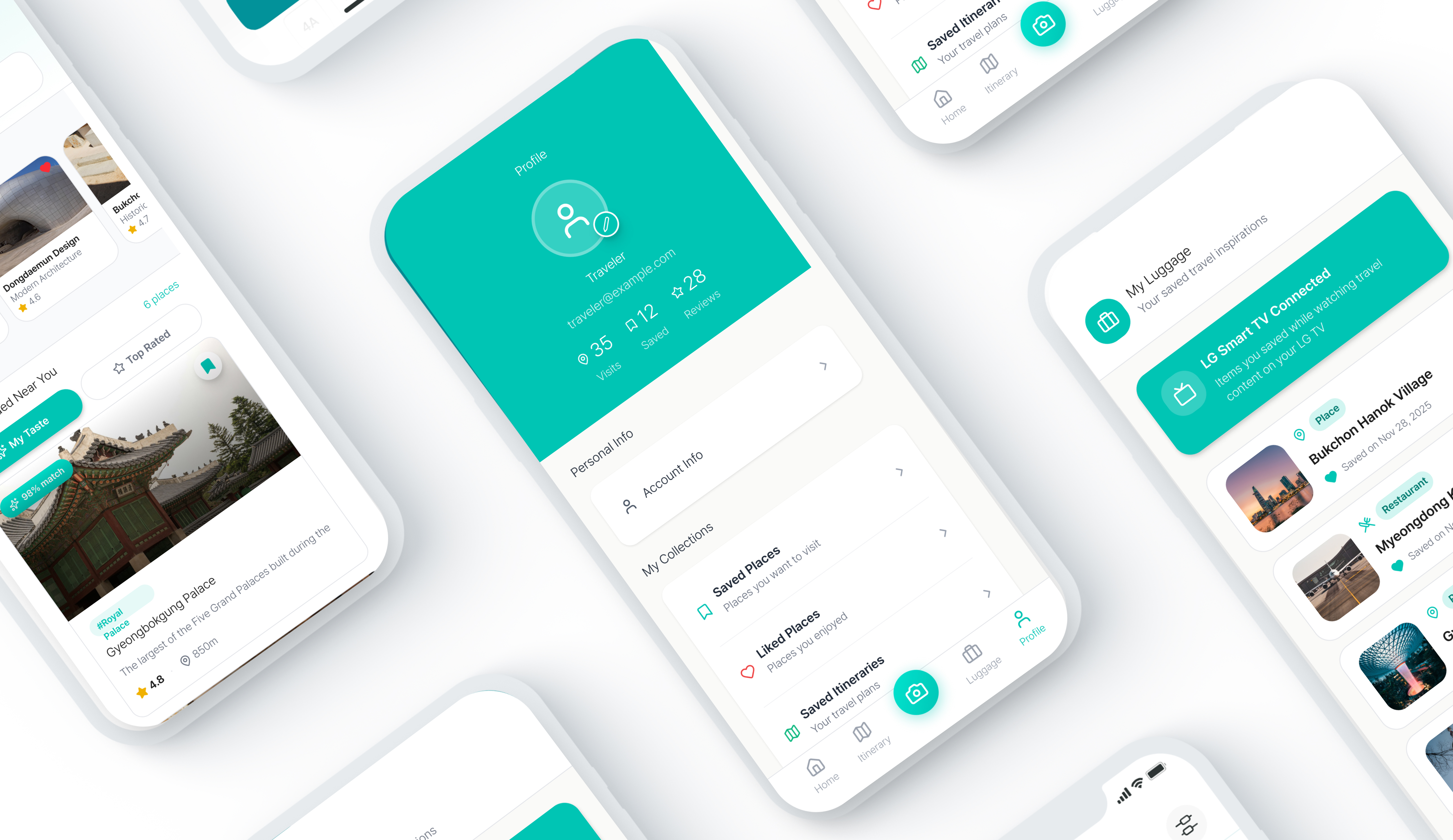 TravelGo App UI Screens