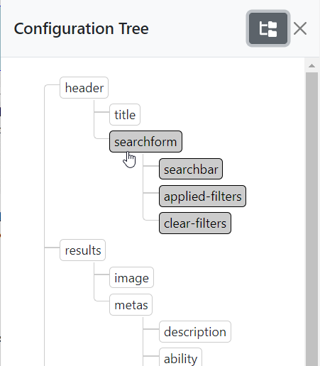 Component tree